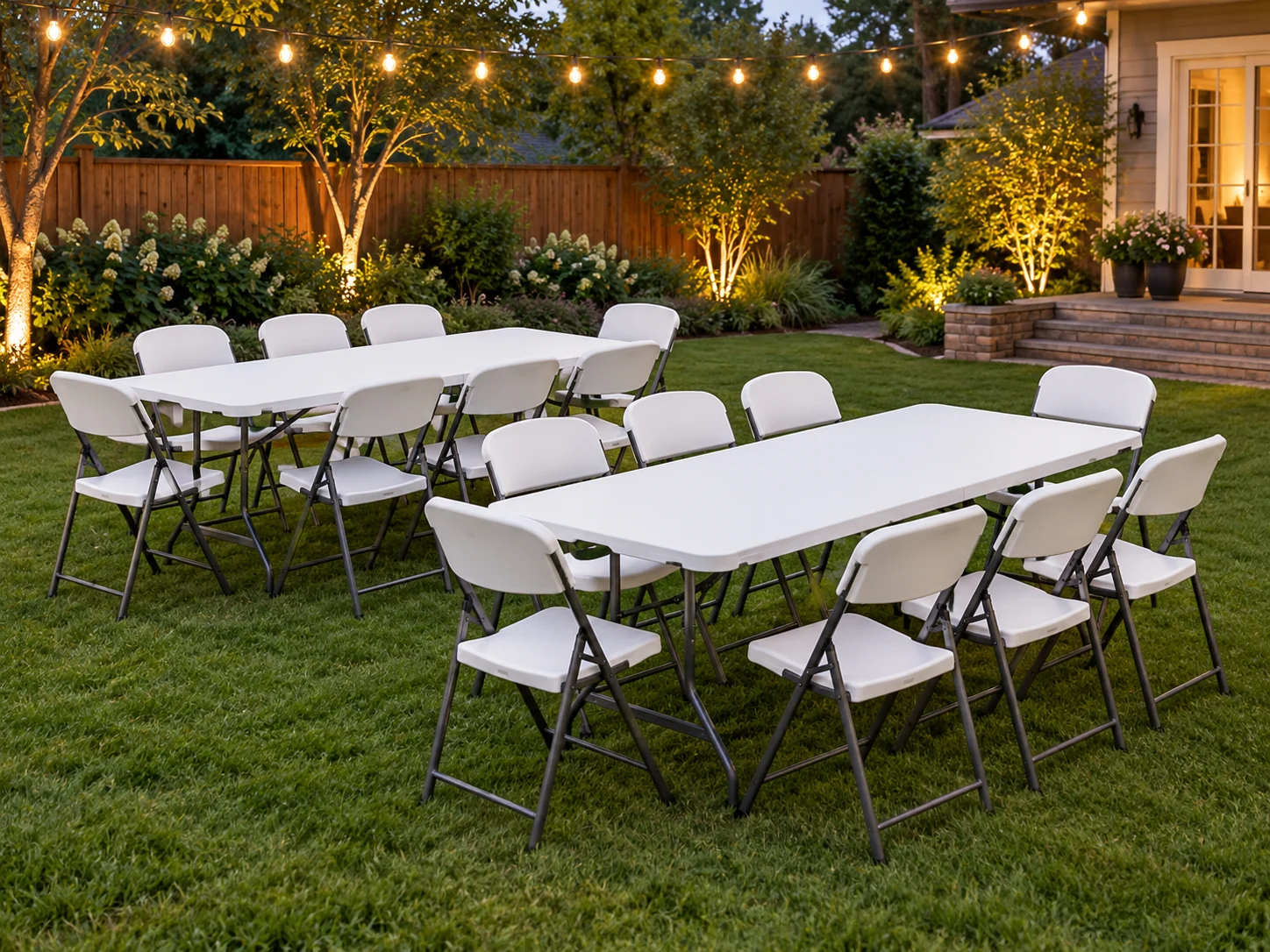 Illustrative tables & chairs